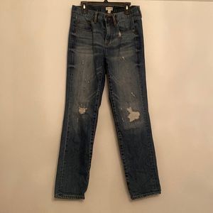 JCrew relaxed straight leg jeans size 25
